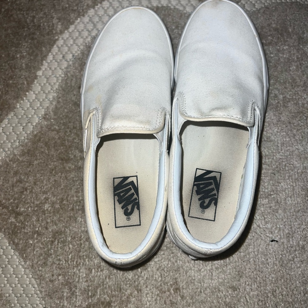 White slip on fans